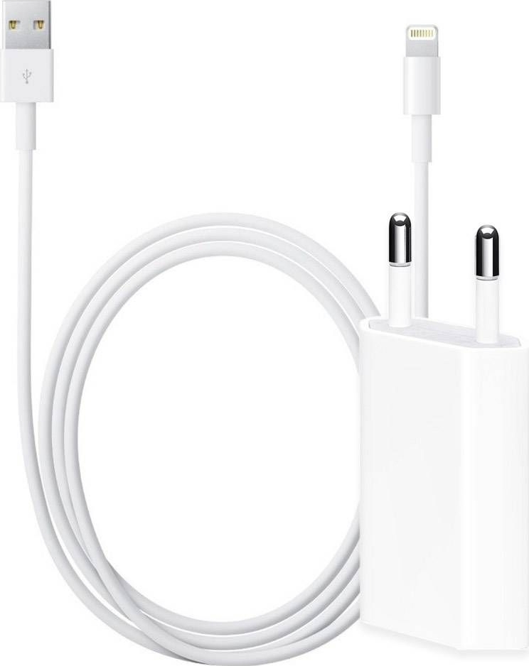 Senaat En team Spreekwoord ᐅ • USB Oplader geschikt voor Apple iPhone 7 - 5 Watt - 2 Meter | Eenvoudig  bij GSMOplader.be