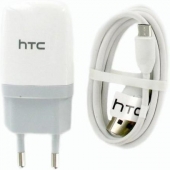 Oplader + (Micro)USB kabel HTC Windows Phone 8X Wit Origineel