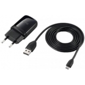 Oplader + (Micro)USB kabel HTC Desire 200 Zwart Origineel