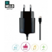 BeHello Micro USB Oplader 1,2 Meter Zwart