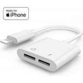 Lightning splitter geschikt voor Apple iPhone - 2x Lightning 