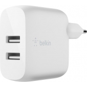 Belkin Dual USB-A  Adapter - 24 Watt - Wit