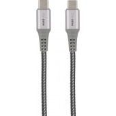 Musthavz Nylon USB-C naar USB-C Kabel - 1 Meter