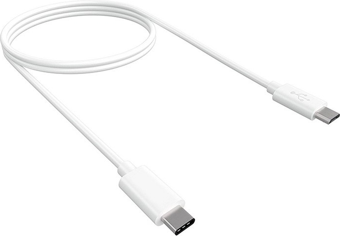 verlies uzelf eenheid Helderheid ᐅ • USB-C naar Micro-USB kabel voor Samsung - Wit - 2 meter | Eenvoudig bij  GSMOplader.be
